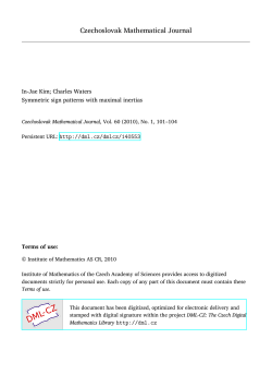 Symmetric sign patterns with maximal inertias