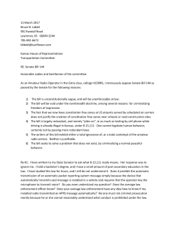 Attachment 16 - Kansas Legislature