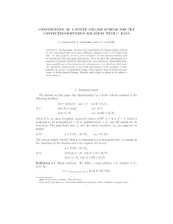CONVERGENCE OF A FINITE VOLUME SCHEME FOR THE