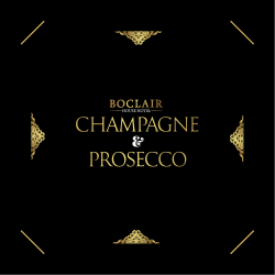 champagne prosecco - Boclair House Hotel