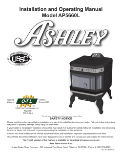 Ashley AP5660L Manual