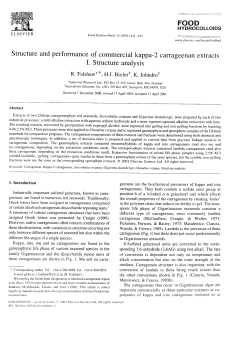 I. Structure analysis - Marinalg International