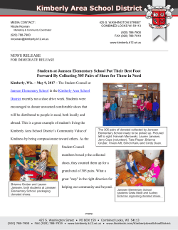 Janssen Students Collect Shoes for Those in Need 5-9-17