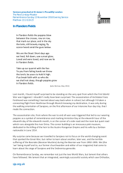 sjp.org.uk In Flanders Fields