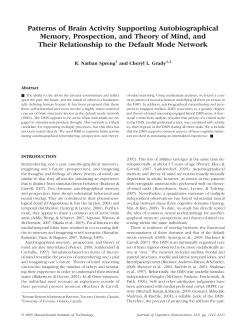 Patterns of Brain Activity Supporting Autobiographical Memory
