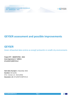 GEYSER assessment and possible improvements