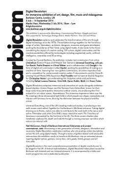 Digital Revolution: An immersive exhibition of art, design