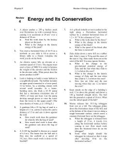 4 Energy and Its Conservation