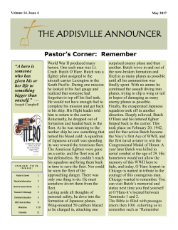 May 2017 Announcer - Addisville Reformed Church