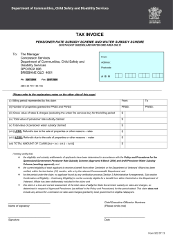 Form 522 Pensioner Rate Subsidy and Water Subsidy Scheme Tax