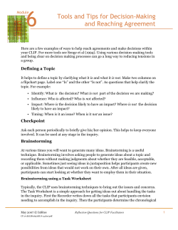 6 Tools and Tips for Decision-Making and Reaching