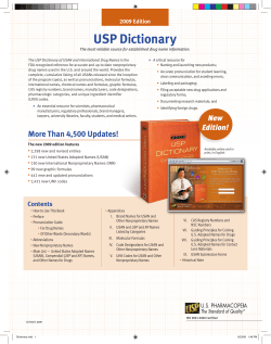 USP Dictionary