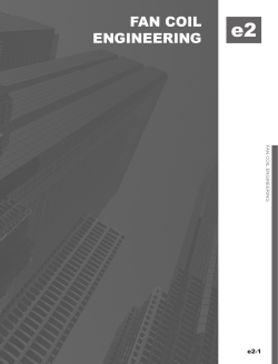 fan coil engineering - Krueger-HVAC