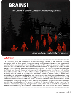 The Growth of Zombie Culture in Contemporary