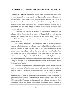 co-operative movement in the world