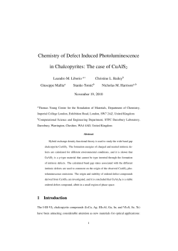 Harrison, N - Chemistry of defect - Spiral
