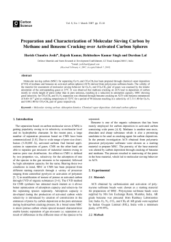 Preparation and Characterization of Molecular Sieving