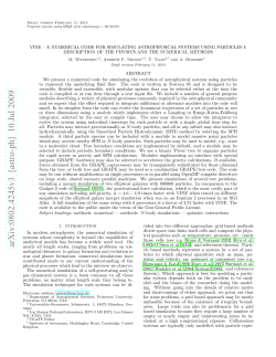 VINE--A numerical code for simulating astrophysical systems using
