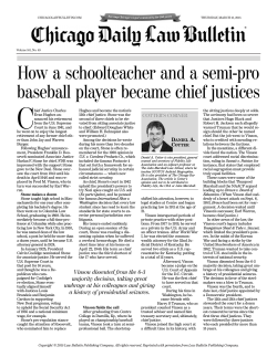 How a schoolteacher and a semi-pro baseball player became chief