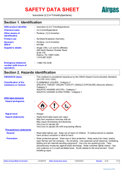safety data sheet