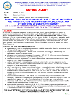 ACTION ALERT - NAACP San Antonio