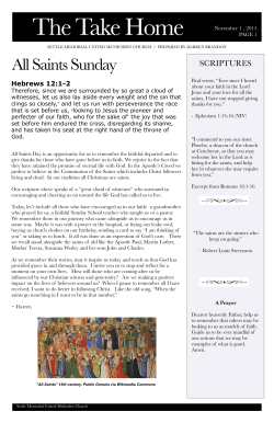 All Saints Sunday Take Home.pages