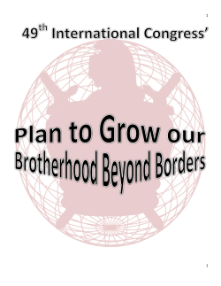 Plan to Grow our Brotherhood Beyond Borders