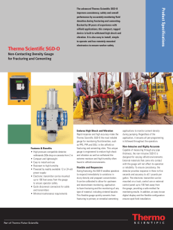 Thermo Scientific SGD-O - Thermo Fisher Scientific