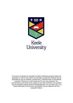 - Keele Research Repository