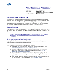 File Preparation for White Ink