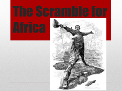 The Scramble for Africa