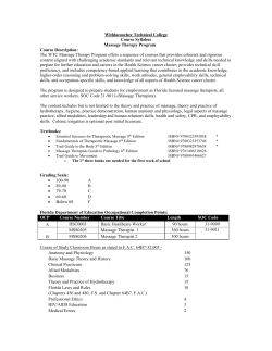 Syllabus - Withlacoochee Technical College