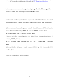 Patterns of genomic variation in the opportunistic pathogen