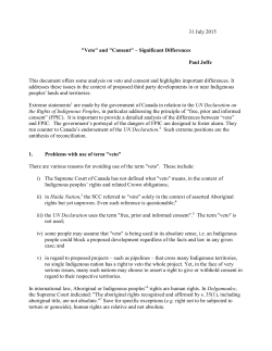 31 July 2015 "Veto" and "Consent" &ndash; Significant Differences Paul