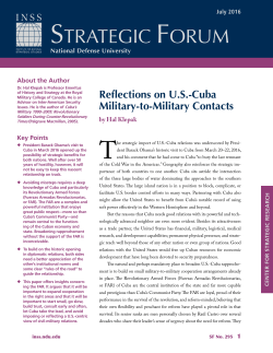 now - Institute for National Strategic Studies