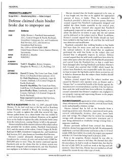 Defense claimed chain binder broke due to improper use