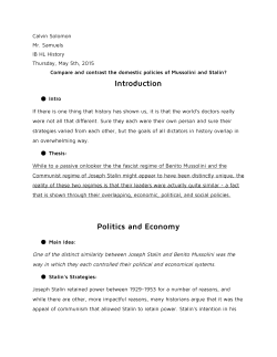 Essay #5 - Calvin Solomon