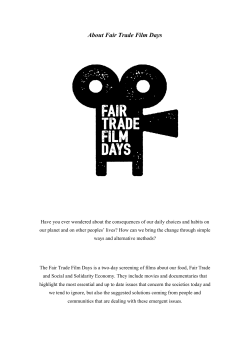 About Fair Trade Film Days