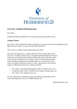 - University of Huddersfield Repository