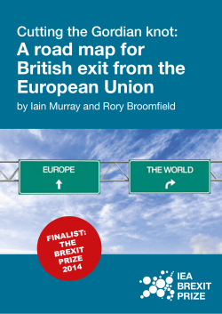 A road map for British exit from the European Union