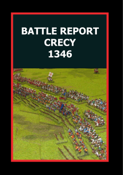 battle report crecy 1346