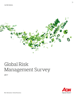 Global Risk Management Survey