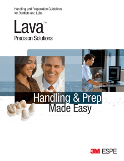 Lava Handling and Prep Guide