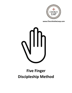 Five Finger Discipleship Method