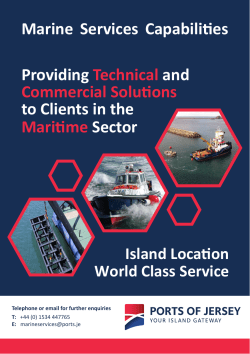 Marine Services Capabilities Booklet
