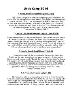 Little Camp 2016 - Mon Valley YMCA