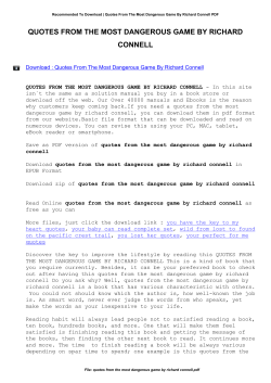 Quotes From The Most Dangerous Game By Richard Connell