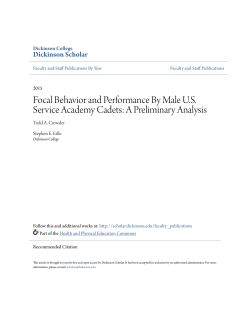 Focal Behavior and Performance By Male US