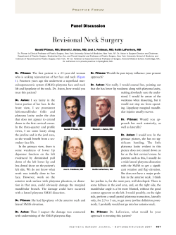 Revisional Neck Surgery