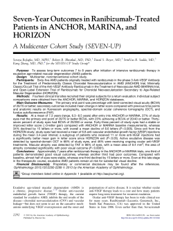 Seven-Year Outcomes in Ranibizumab